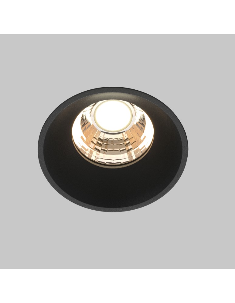 Maytoni Round Podtynkowa Bezramkowa do Szpachlowania LED 7W 450lm 3000K Black DL058-7W3K-TRS-B Maytoni Round Podtynkowa Bezramkowa do Szpachlowania LED 7W 450lm 3000K Black DL058-7W3K-TRS-B