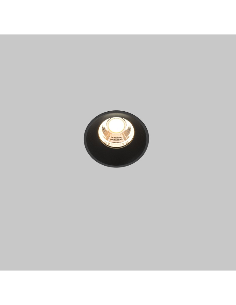Maytoni Round Podtynkowa Bezramkowa do Szpachlowania LED 7W 450lm 3000K Black DL058-7W3K-TRS-B Maytoni Round Podtynkowa Bezramkowa do Szpachlowania LED 7W 450lm 3000K Black DL058-7W3K-TRS-B