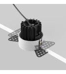 Maytoni Round Podtynkowa Bezramkowa do Szpachlowania LED 7W 450lm 3000K Black DL058-7W3K-TRS-B Maytoni Round Podtynkowa Bezramkowa do Szpachlowania LED 7W 450lm 3000K Black DL058-7W3K-TRS-B