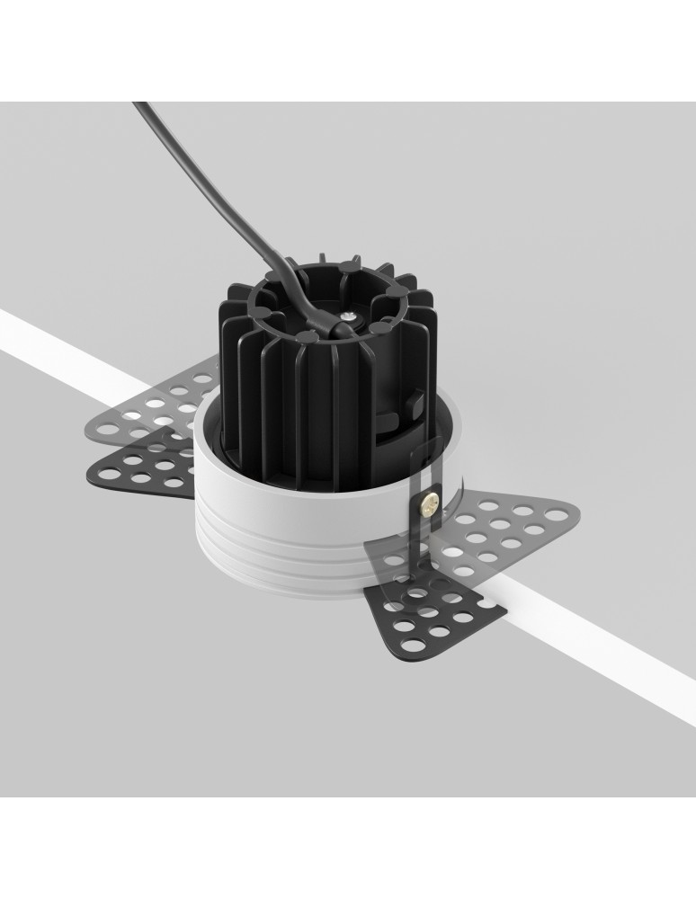 Maytoni Round Podtynkowa Bezramkowa do Szpachlowania LED 7W 450lm 3000K Black DL058-7W3K-TRS-B Maytoni Round Podtynkowa Bezramkowa do Szpachlowania LED 7W 450lm 3000K Black DL058-7W3K-TRS-B