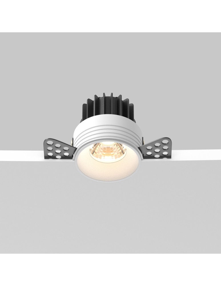 Maytoni Round Podtynkowa Bezramkowa do Szpachlowania LED 7W 460lm 3000K Biały DL058-7W3K-TRS-W Maytoni Round Podtynkowa Bezramkowa do Szpachlowania LED 7W 460lm 3000K Biały DL058-7W3K-TRS-W