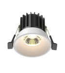 Lampy podtynkowe LED - Maytoni Round Podtynkowa LED 7W 450lm 3000K Biały DL058-7W3K-W - product 1