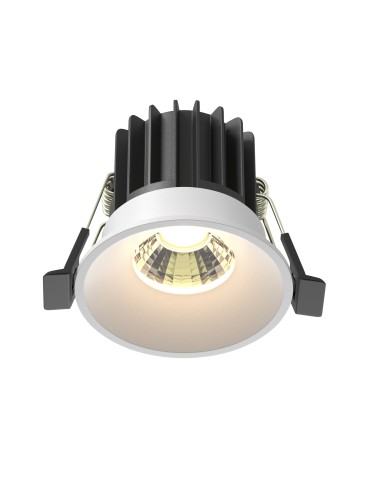 Maytoni Round Podtynkowa Bezramkowa do Szpachlowania LED 7W 450lm 3000K Biały DL058-7W3K-W