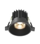 Maytoni Round Podtynkowa LED 7W 450lm 3000K Black DL058-7W3K-B Maytoni Round Podtynkowa LED 7W 450lm 3000K Black DL058-7W3K-B