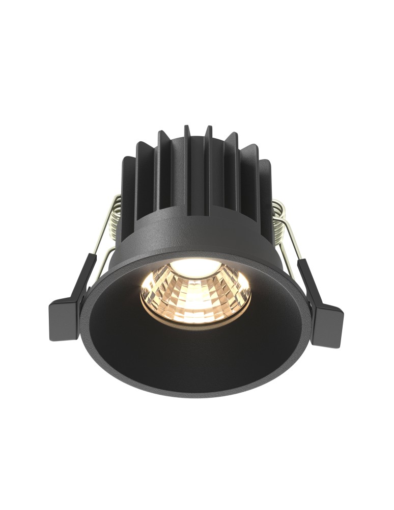 Maytoni Round Podtynkowa LED 7W 450lm 3000K Black DL058-7W3K-B Maytoni Round Podtynkowa LED 7W 450lm 3000K Black DL058-7W3K-B