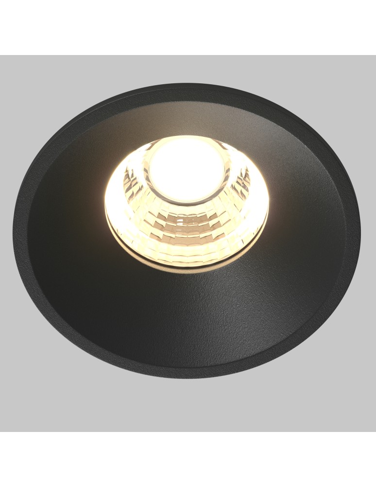 Maytoni Round Podtynkowa LED 7W 450lm 3000K Black DL058-7W3K-B Maytoni Round Podtynkowa LED 7W 450lm 3000K Black DL058-7W3K-B