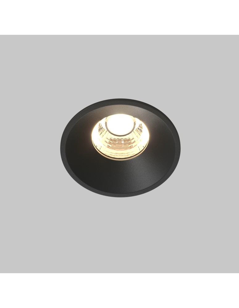 Maytoni Round Podtynkowa LED 7W 450lm 3000K Black DL058-7W3K-B Maytoni Round Podtynkowa LED 7W 450lm 3000K Black DL058-7W3K-B