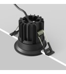 Maytoni Round Podtynkowa LED 7W 450lm 3000K Black DL058-7W3K-B Maytoni Round Podtynkowa LED 7W 450lm 3000K Black DL058-7W3K-B