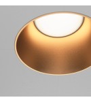 Lampy podtynkowe bezramkowe - trimless - Maytoni Share Podtynkowa Bezramkowa do Szpachlowania 1xGU10 20W Złoty Mat DL051-01-GU10-RD-WMG - product 2