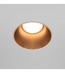 Lampy podtynkowe bezramkowe - trimless - Maytoni Share Podtynkowa Bezramkowa do Szpachlowania 1xGU10 20W Złoty Mat DL051-01-GU10-RD-WMG - product 3