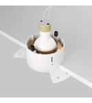 Lampy podtynkowe bezramkowe - trimless - Maytoni Share Podtynkowa Bezramkowa do Szpachlowania 1xGU10 20W Złoty Mat DL051-01-GU10-RD-WMG - product 4