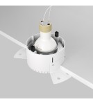 Lampy podtynkowe bezramkowe - trimless - Maytoni Share Podtynkowa Bezramkowa do Szpachlowania 1xGU10 20W Srebrny Mat DL051-01-GU10-RD-WS - product 4