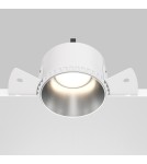 Lampy podtynkowe bezramkowe - trimless - Maytoni Share Podtynkowa Bezramkowa do Szpachlowania 1xGU10 20W Srebrny Mat DL051-01-GU10-RD-WS - product 5