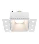 Lampy podtynkowe bezramkowe - trimless - Maytoni Share Podtynkowa Bezramkowa do Szpachlowania 1xGU10 20W Biały DL051-01-GU10-SQ-W - product 1