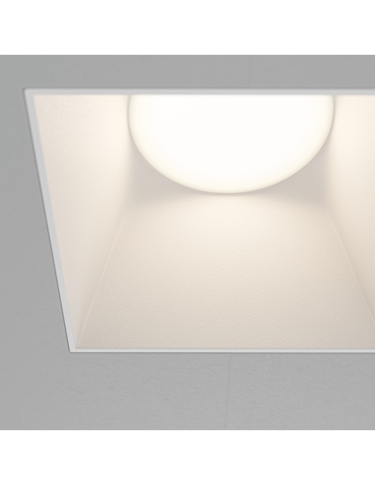 Maytoni Share Podtynkowa Bezramkowa do Szpachlowania 1xGU10 20W Biały DL051-01-GU10-SQ-W