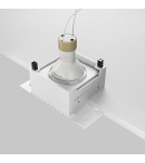 Lampy podtynkowe bezramkowe - trimless - Maytoni Share Podtynkowa Bezramkowa do Szpachlowania 1xGU10 20W Biały DL051-01-GU10-SQ-W - product 4