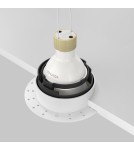 Lampy podtynkowe bezramkowe - trimless - Maytoni Share Podtynkowa Bezramkowa do Szpachlowania 1xGU10 10W Biały DL051-U-2W - product 5