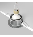 Lampy podtynkowe okrągłe - Maytoni Slim Podtynkowa 1xGU10 50W Srebrny DL027-2-01-S - product 4