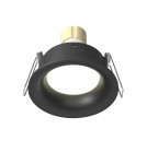 Lampy podtynkowe hermetyczne - Maytoni Slim Podtynkowa 1xGU10 50W IP65 Black DL088-GU10-RD-B - product 1
