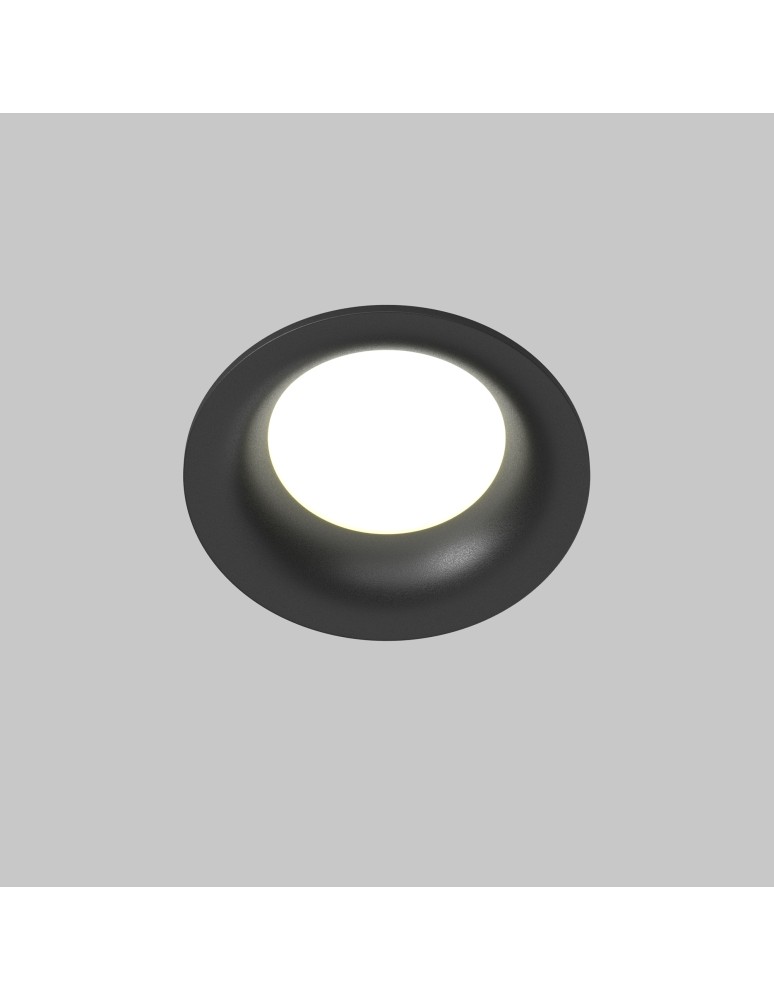 Maytoni Slim Podtynkowa 1xGU10 50W IP65 Black DL088-GU10-RD-B