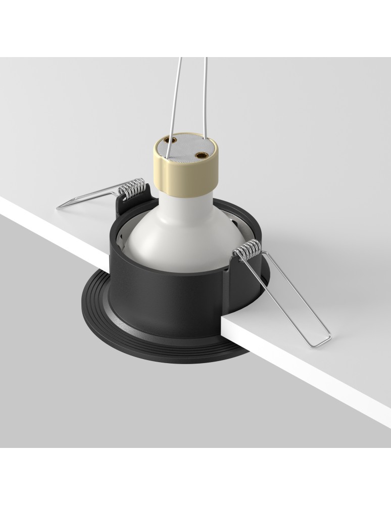 Maytoni Slim Podtynkowa 1xGU10 50W IP65 Black DL088-GU10-RD-B