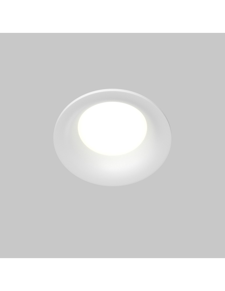 Maytoni Slim Podtynkowa 1xGU10 50W IP65 Biały DL088-GU10-RD-W