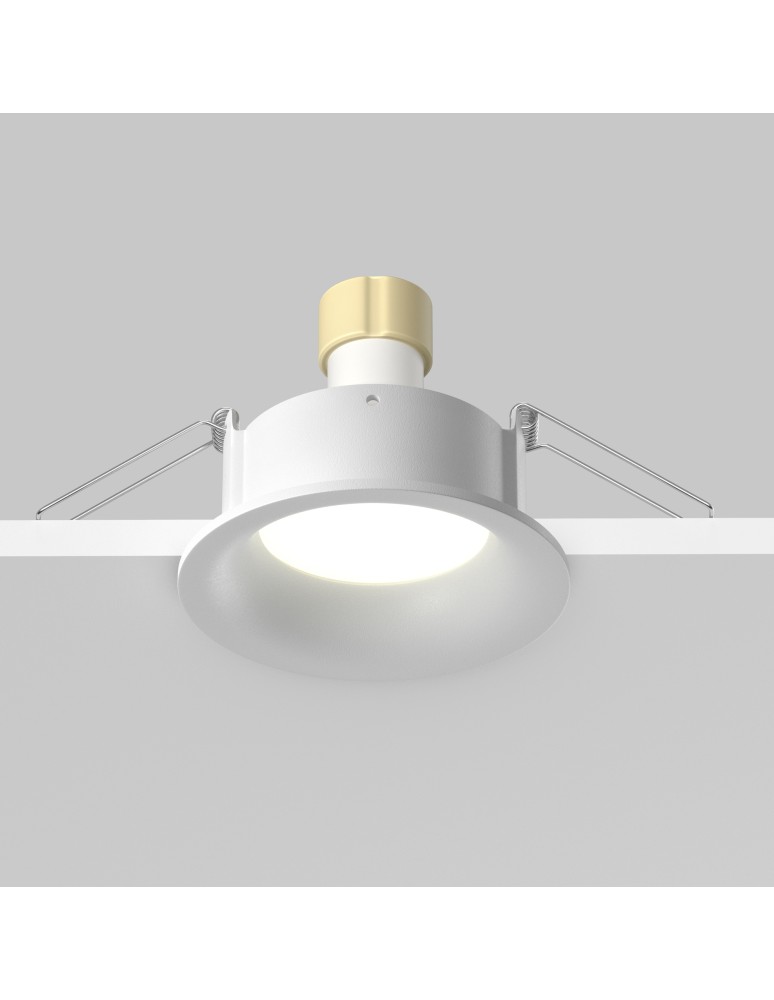 Maytoni Slim Podtynkowa 1xGU10 50W IP65 Biały DL088-GU10-RD-W