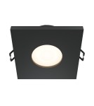 Lampy podtynkowe hermetyczne - Maytoni Stark Podtynkowa 1xGU10 50W IP65 Black DL083-01-GU10-SQ-B - product 1