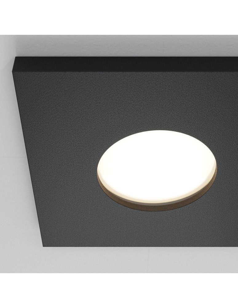 Maytoni Stark Podtynkowa 1xGU10 50W IP65 Black DL083-01-GU10-SQ-B