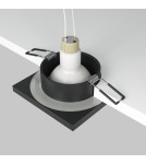 Lampy podtynkowe hermetyczne - Maytoni Stark Podtynkowa 1xGU10 50W IP65 Black DL083-01-GU10-SQ-B - product 4