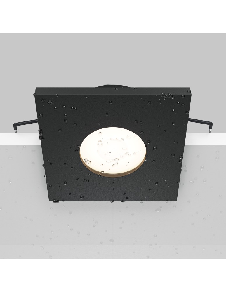 Maytoni Stark Podtynkowa 1xGU10 50W IP65 Black DL083-01-GU10-SQ-B