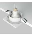 Maytoni Stark Podtynkowa 1xGU10 50W IP65 Biały DL083-01-GU10-SQ-W Maytoni Stark Podtynkowa 1xGU10 50W IP65 Biały DL083-01-GU10-SQ-W