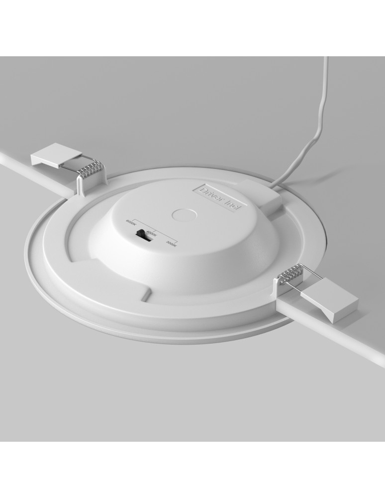 Maytoni Stockton Podtynkowa LED 18W 1880lm IP44 Biały DL017-6-L18W3-4-6K