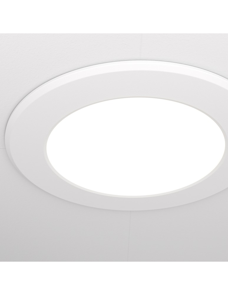 Maytoni Stockton Podtynkowa LED 7W 750lm IP44 Biały DL015-6-L7W