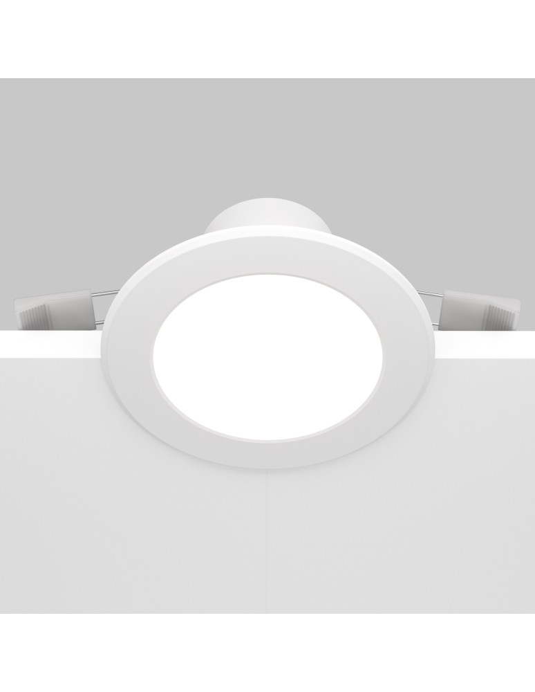Maytoni Stockton Podtynkowa LED 7W 750lm IP44 Biały DL015-6-L7W
