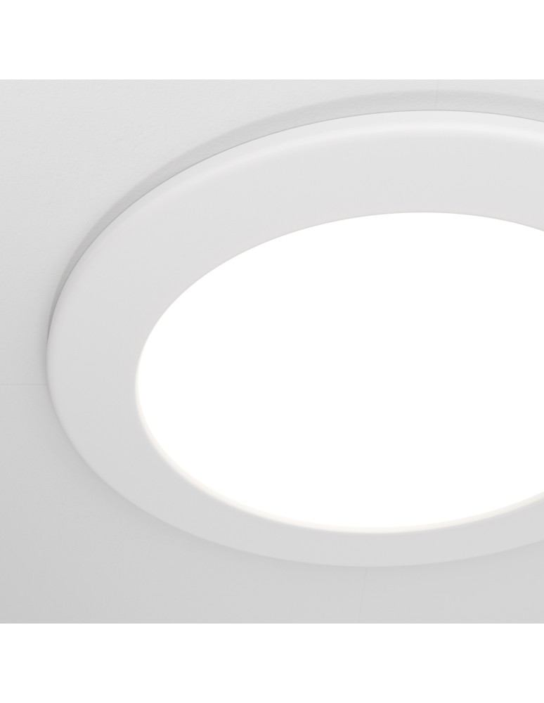Maytoni Stockton Podtynkowa LED 12W 1000lm IP44 Biały DL016-6-L12W