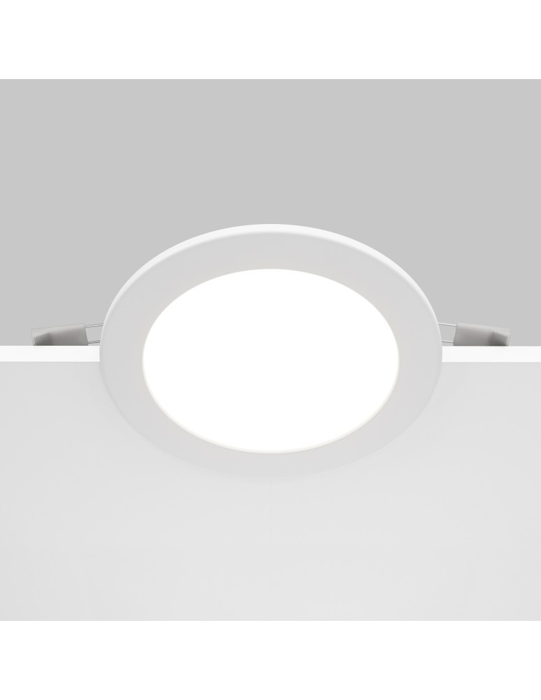 Maytoni Stockton Podtynkowa LED 12W 1000lm IP44 Biały DL016-6-L12W