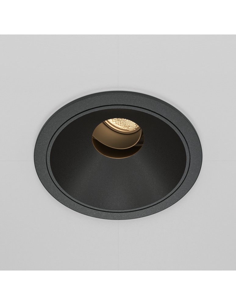 Maytoni Wise Podtynkowa LED 10W 570lm 3000K Black DL057-10W3K-B Maytoni Wise Podtynkowa LED 10W 570lm 3000K Black DL057-10W3K-B
