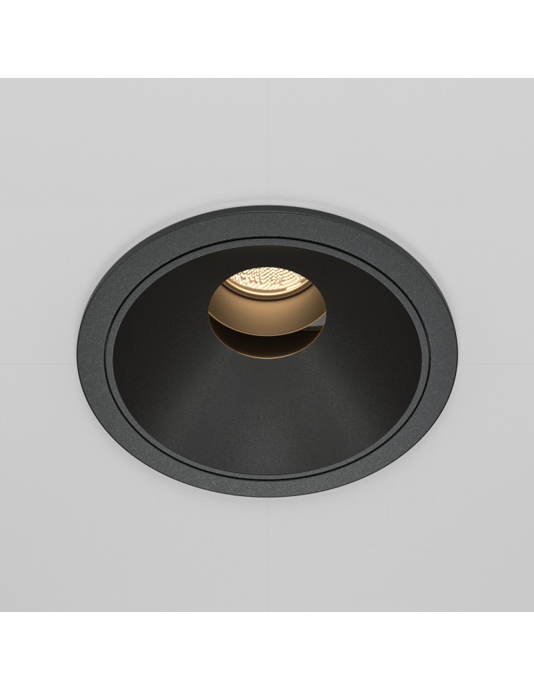 Maytoni Wise Podtynkowa LED 10W 570lm 3000K Black DL057-10W3K-B Maytoni Wise Podtynkowa LED 10W 570lm 3000K Black DL057-10W3K-B