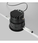 Maytoni Wise Podtynkowa LED 10W 570lm 3000K Black DL057-10W3K-B Maytoni Wise Podtynkowa LED 10W 570lm 3000K Black DL057-10W3K-B