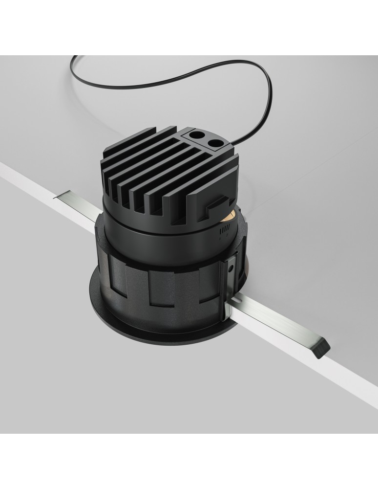 Maytoni Wise Podtynkowa LED 10W 570lm 3000K Black DL057-10W3K-B Maytoni Wise Podtynkowa LED 10W 570lm 3000K Black DL057-10W3K-B