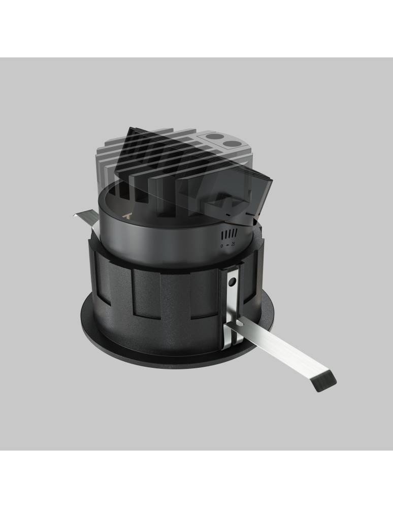 Maytoni Wise Podtynkowa LED 10W 570lm 3000K Black DL057-10W3K-B Maytoni Wise Podtynkowa LED 10W 570lm 3000K Black DL057-10W3K-B
