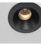 Lampy podtynkowe LED - Maytoni Wise Podtynkowa LED 7W 390lm 3000K Black DL057-7W3K-B - product 2