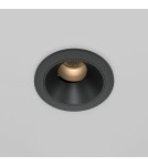 Lampy podtynkowe LED - Maytoni Wise Podtynkowa LED 7W 390lm 3000K Black DL057-7W3K-B - product 4