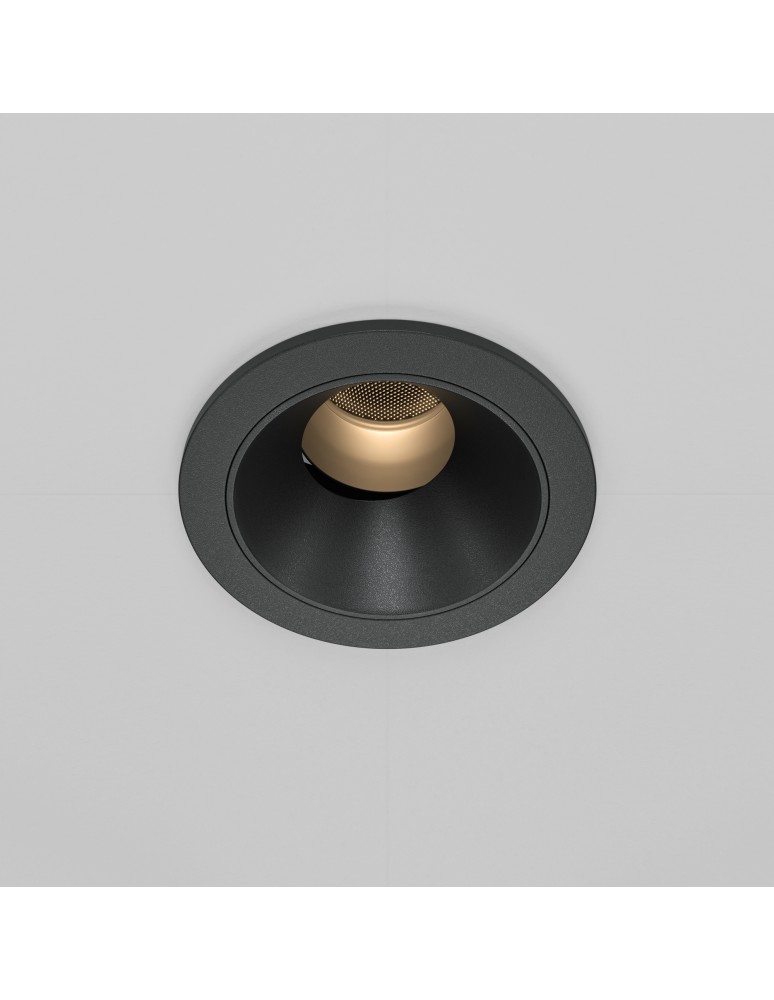 Maytoni Wise Podtynkowa LED 7W 390lm 3000K Black DL057-7W3K-B