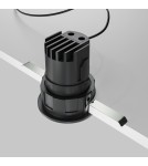 Lampy podtynkowe LED - Maytoni Wise Podtynkowa LED 7W 390lm 3000K Black DL057-7W3K-B - product 5