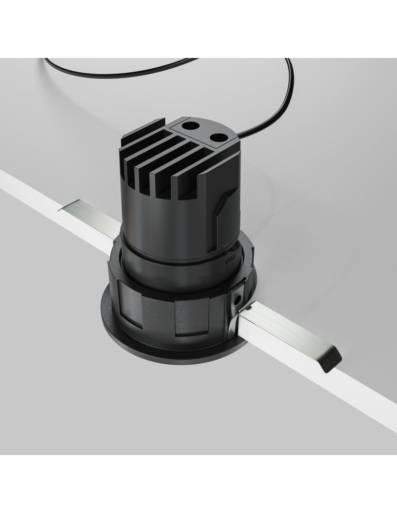 Maytoni Wise Podtynkowa LED 7W 390lm 3000K Black DL057-7W3K-B