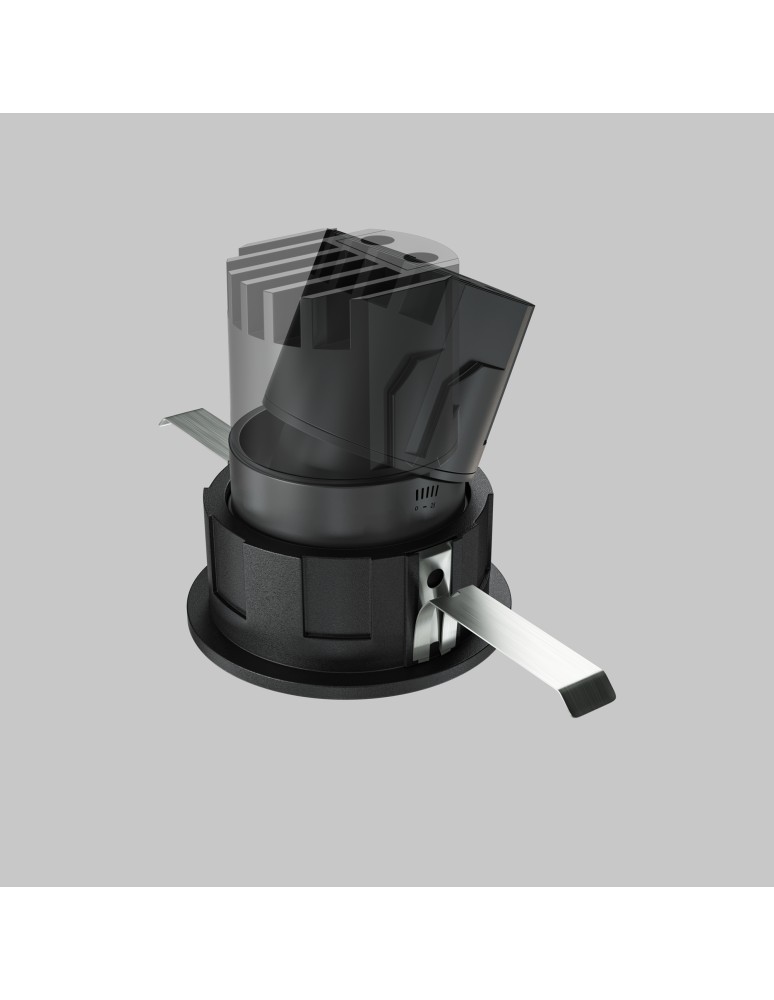 Maytoni Wise Podtynkowa LED 7W 390lm 3000K Black DL057-7W3K-B