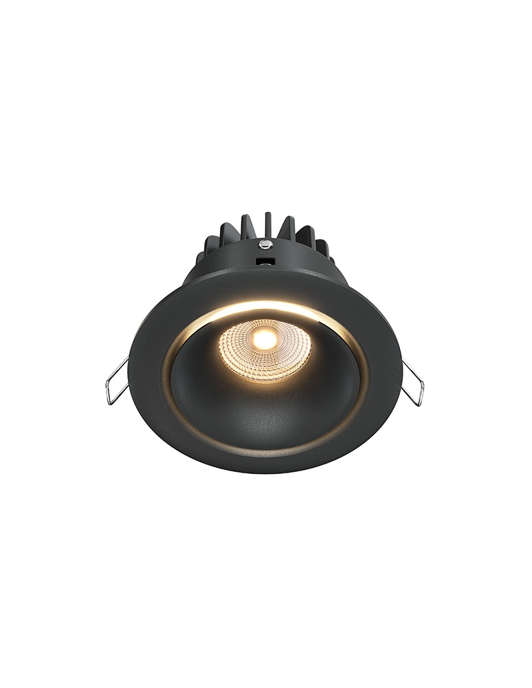 Maytoni Yin Podtynkowa LED 12W 760lm 3000K Black DL031-L12W3K-D-B Maytoni Yin Podtynkowa LED 12W 760lm 3000K Black DL031-L12W3K-D-B