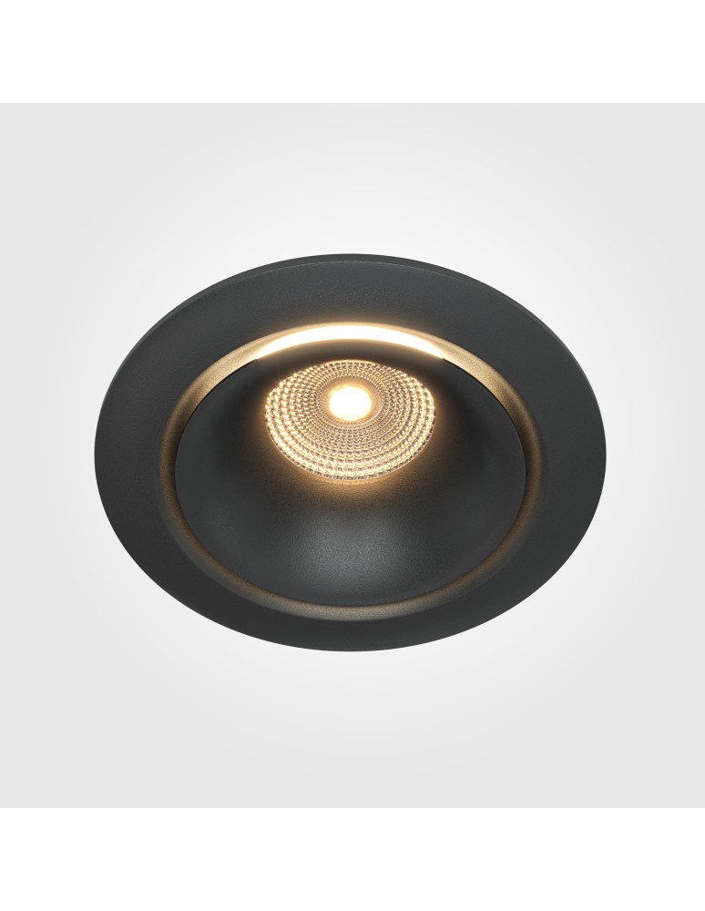 Maytoni Yin Podtynkowa LED 12W 760lm 3000K Black DL031-L12W3K-D-B Maytoni Yin Podtynkowa LED 12W 760lm 3000K Black DL031-L12W3K-D-B